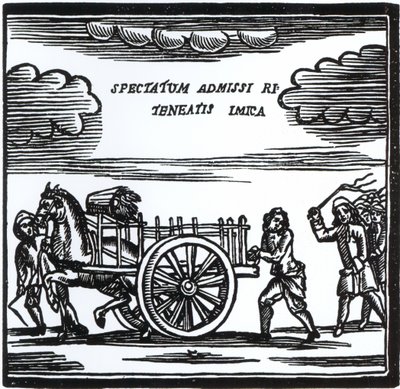 A Vagabond Being Whipped Through the Streets by English School